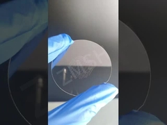 Wafer en saphir de 2 pouces avec trou sur axe C Al2O3 monocristallin 9,0 dureté