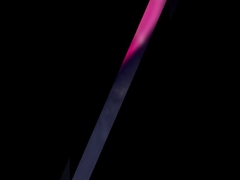 Casse de montre en saphir rond de 40 mm/42 mm personnalisable en magenta