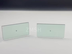 Fenêtres optiques carrées personnalisées en cristal de carbure de silicium Moissanite verte, haute dureté