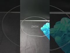 Substrat de quartz de plaquette JGS2 de 6 pouces DSP 1mmt Silice fondue pour fenêtre haute performance