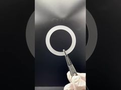 Rondelle en saphir de haute précision – Composant en Al₂O₃ monocristallin résistant à l'usure et isolant