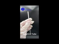 Tubes capillaires de saphir à base de saphir semi-polissées et fines pour applications optiques et semi-conducteurs avancées