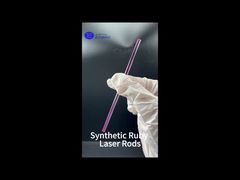 Baguettes laser en rubis synthétique (CrAl₂O₃) – Baguettes laser à l'état solide de haute qualité