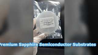 Substrats saphir SSP plan C 4ich Tubes saphir pour équipement plasma semi-conducteur Cristal unique