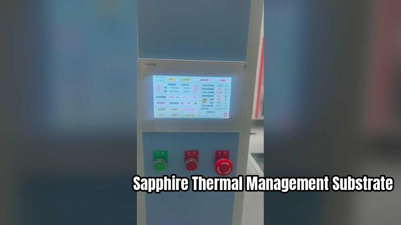 Substrat saphir à haute conductivité thermique pour la dissipation thermique des semi-conducteurs