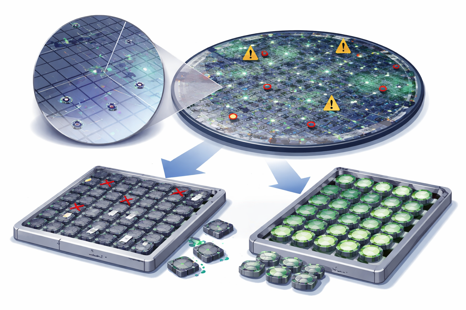Derniers blogs de l'entreprise sur Comment la densité de défauts dans les substrats SiC a un impact direct sur le rendement des dispositifs