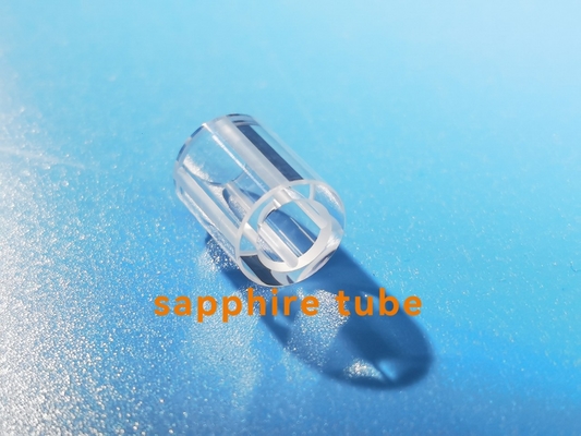 acheter Al2O3 a poli Sapphire Glass Tube Customzied Size avec la cannelure fabrication en ligne