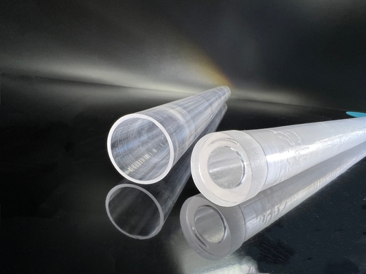 acheter Tubes monocristallins de protection d'Al2O3 Sapphire Glass Pipe Transparent Thermocouple fabrication en ligne