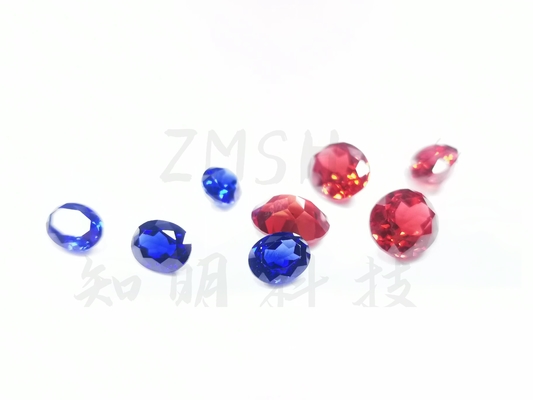 acheter Forme synthétique bleue coupée brillante ronde de Gem Crystal Loose For Diamond Oral d'océan fabrication en ligne
