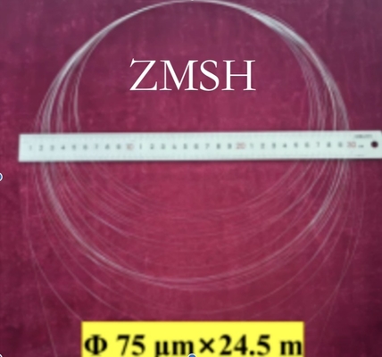 acheter Fibre de saphir 75um 100um Haute réfractivité Laser haute puissance Large longueur d'onde Communication optique fabrication en ligne