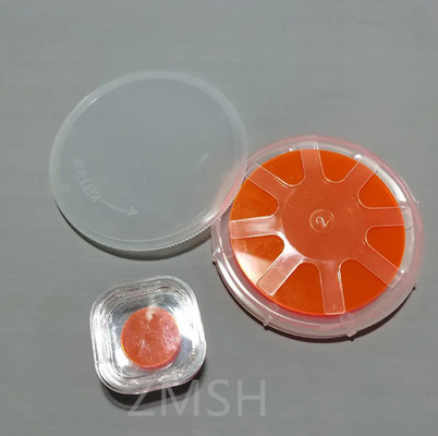 acheter Wafers GaP transparentes orange non recouvertes P type N type 200um 350um 5G émettant de la lumière fabrication en ligne