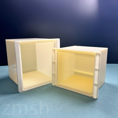 acheter 5 pouces 6 pouces 125x125mm 150x150mm Carré Wafer Cassette Boîte 25pc en polypropylène (PP) plastique fabrication en ligne