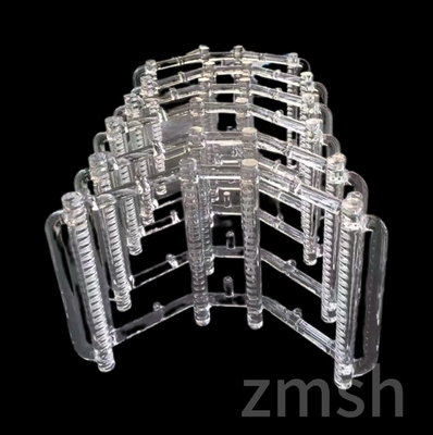 acheter 4 pouces 6 pouces Barque de cristal de quartz de haute pureté SiO2 Processus de diffusion de gaufres Haute résistance à la température fabrication en ligne