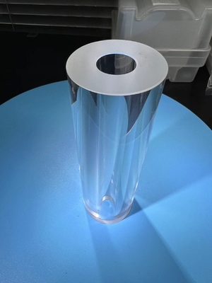 acheter Tubes en verre saphir Al2O3 de taille personnalisée avec rainures de précision fabrication en ligne