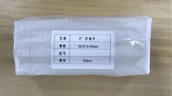 acheter Wafer en saphir Épaisseur 0,43 mm Composants en saphir Taille et orientation personnalisées fabrication en ligne