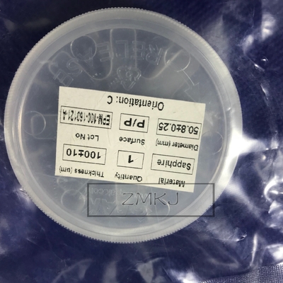 acheter Gaufrette ultra mince de saphir de monocristal, épaisseur de pouce 0.1mm du substrat 2 de saphir fabrication en ligne