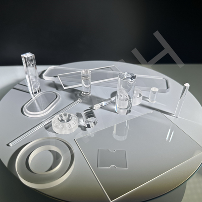 acheter Pièces optiques en saphir verre saphir haute performance haute dureté bâtonnets poli tubes sur mesure fabrication en ligne