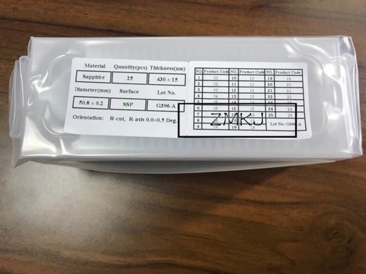 acheter substrat de Sapphire Wafer d'un-axe de m-avion de r-axe de 2Inch 3inch 4inch fabrication en ligne