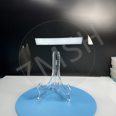 acheter 12 pouces plaquette de saphir substrat de saphir plaquette Al2O3 9,0Mohs transparente SSP DSP axe C fabrication en ligne