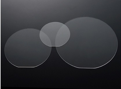 acheter substrat en verre poli par côté de monocristal de la lentille Al2O3 de saphir de double de dia125mm fabrication en ligne