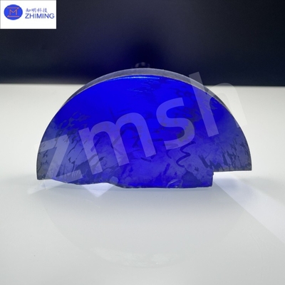 acheter Pièces précieuses de couleur artificielle Moissanite SIC Matières premières Brute bleu royal Moins Boules Haute Brillance fabrication en ligne