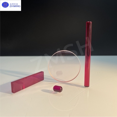 acheter Rubis à barres / Boule de verre / Fenêtre optique / Prisme Rubis élément optique Barre laser Titane Saphir cristal laser fabrication en ligne