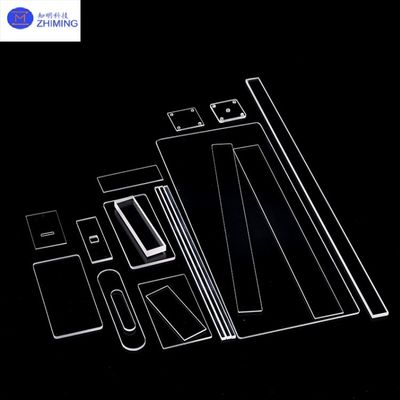 acheter Fenêtres optiques en verre de quartz de qualité optique, plaques de silice fondue personnalisées, SiO₂, cristal JGS1 / JGS2 fabrication en ligne
