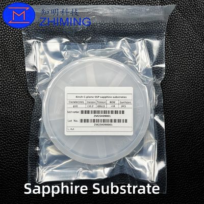 acheter 4-inch C-Plane SSP Sapphire Substrate Al₂O₃ for LED & Optical Applications fabrication en ligne