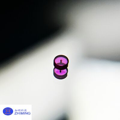 acheter Couche de saphir rouge monocristallin de 0,2 mm personnalisable avec une dureté de 9 Mohs pour les applications de joaillerie de montres de précision fabrication en ligne