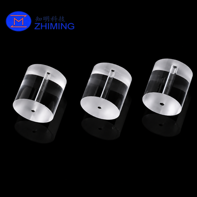 Acheter Tubes de quartz à paroi épaisse de précision personnalisée avec trou traversant axiale fabrication en ligne
