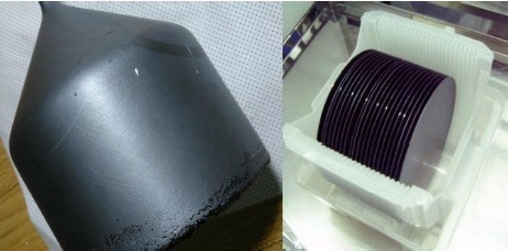 acheter type substrats de la méthode N de 6inch VGF de GaAs 2 degrés outre des gaufrettes de 675um SSP fabrication en ligne