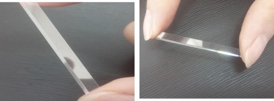 Wear Resistance Sapphire Parts Aluminum Oxide Crystal Substrate Glass Blade For Razor
