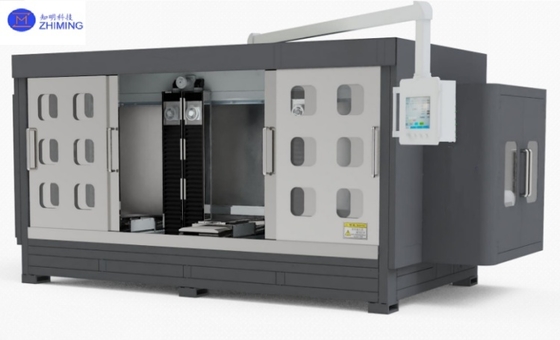 Machine de découpe à fil de diamant à trois stations à fil unique pour le traitement du SiC / du saphir / du silicium