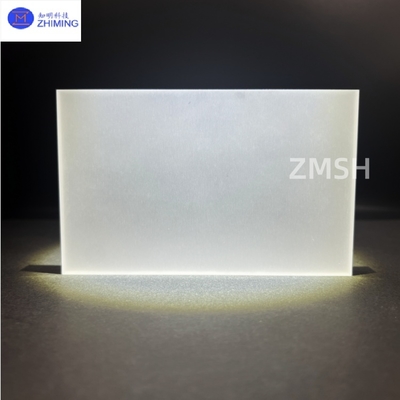 Sapphire Blanc 118 mm × 74 mm × 8 mm Haute dureté pour les fenêtres infrarouges