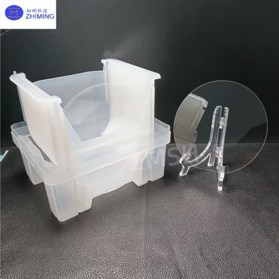 Substrat de quartz de plaquette JGS2 de 6 pouces DSP 1mmt Silice fondue pour fenêtre haute performance